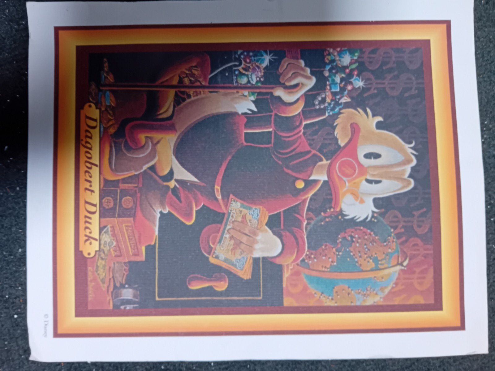 Carl Barks Dagobert Duck en familie - Disney print, Ophalen of Verzenden
