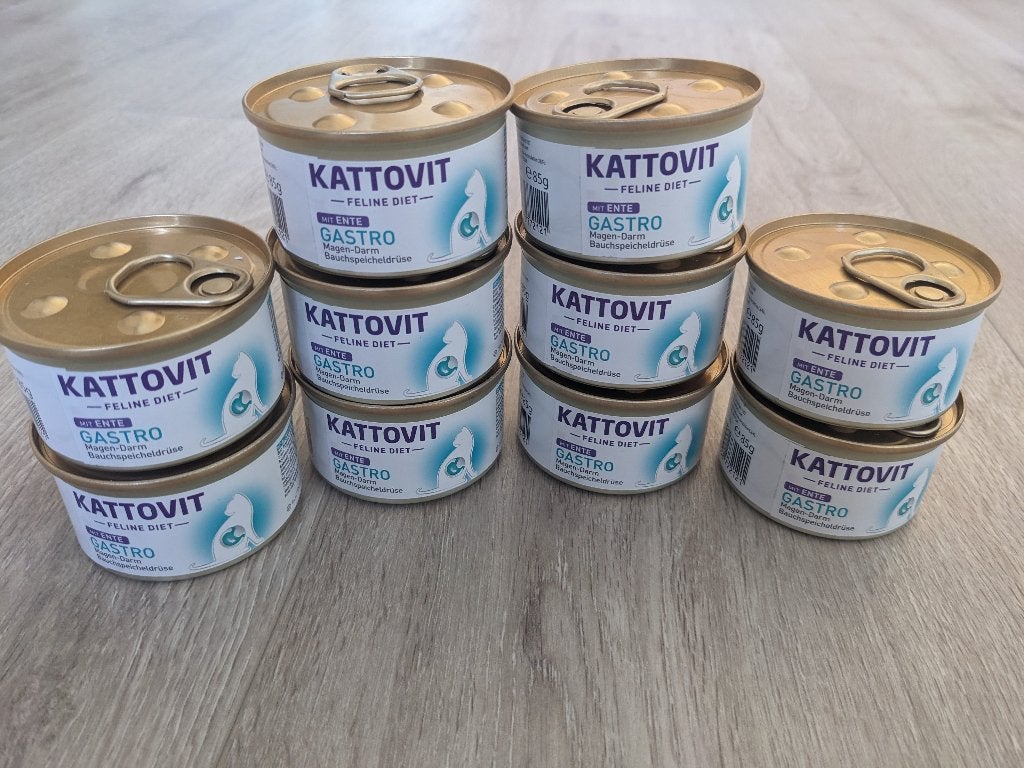 Natvoer voor de kat: Kattovit Gastro - met eend, Ophalen of Verzenden, Kat
