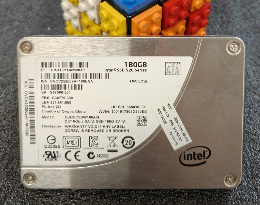 Intel 520 180GB SSD, Intern, 180GB, Intel, Ophalen of Verzenden