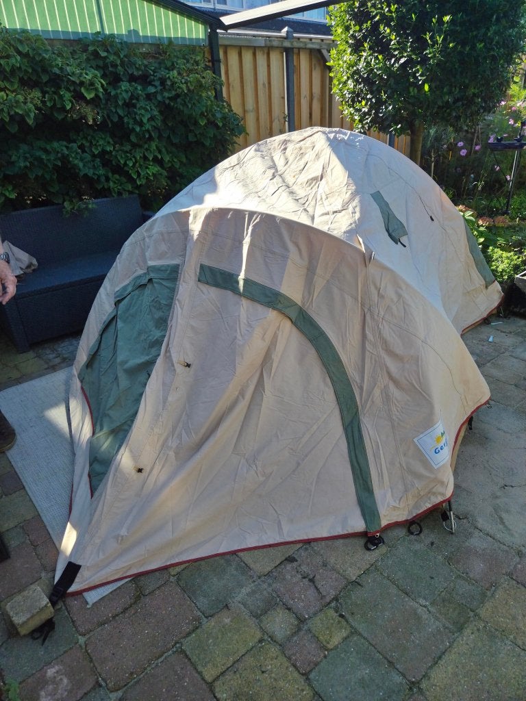 Gerjak 3-persoons tent van katoen, Ophalen, Gebruikt, Tot en met 3