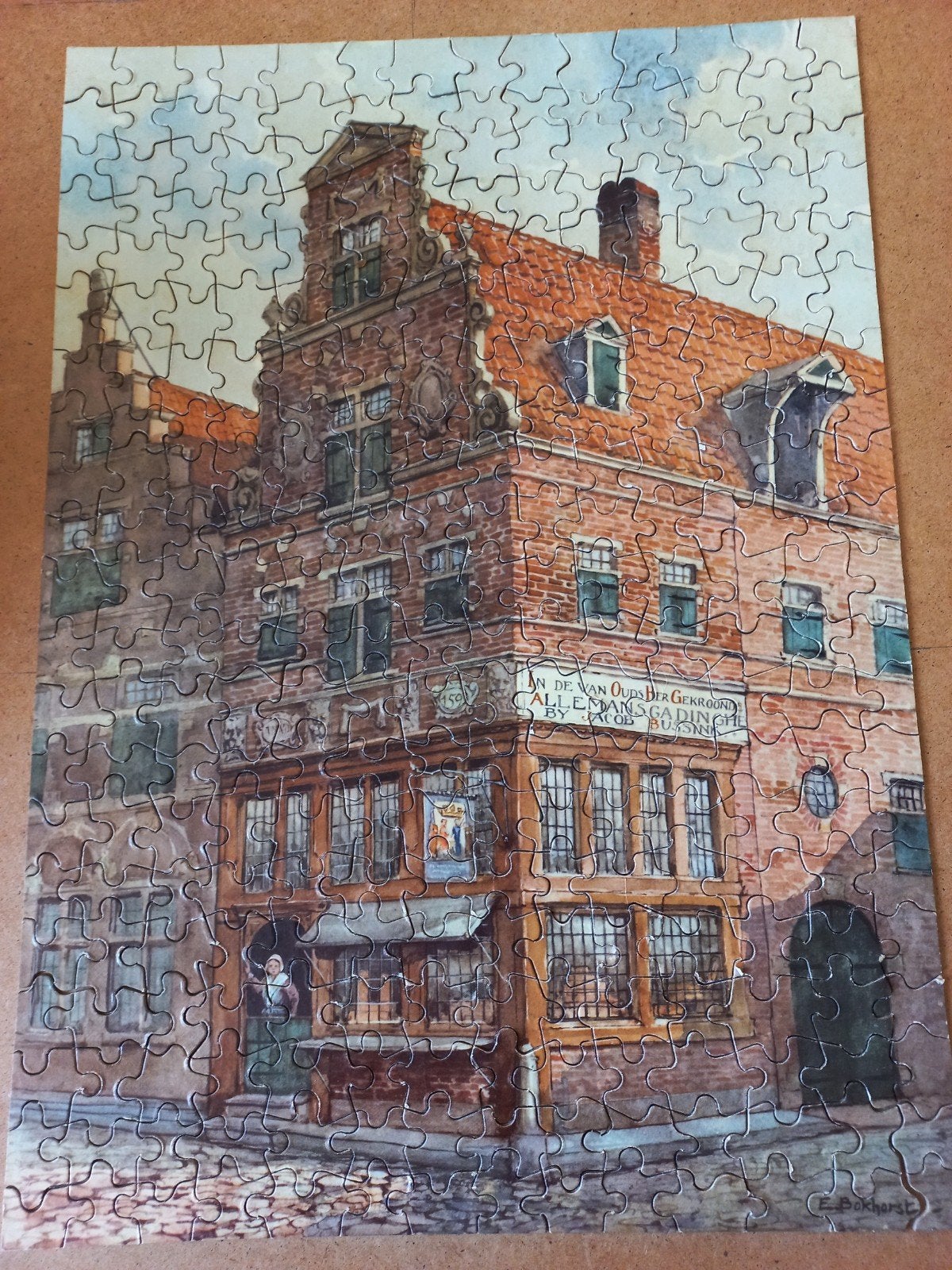 te koop zeer oud puzzeltje., Antiek en Kunst, Ophalen of Verzenden