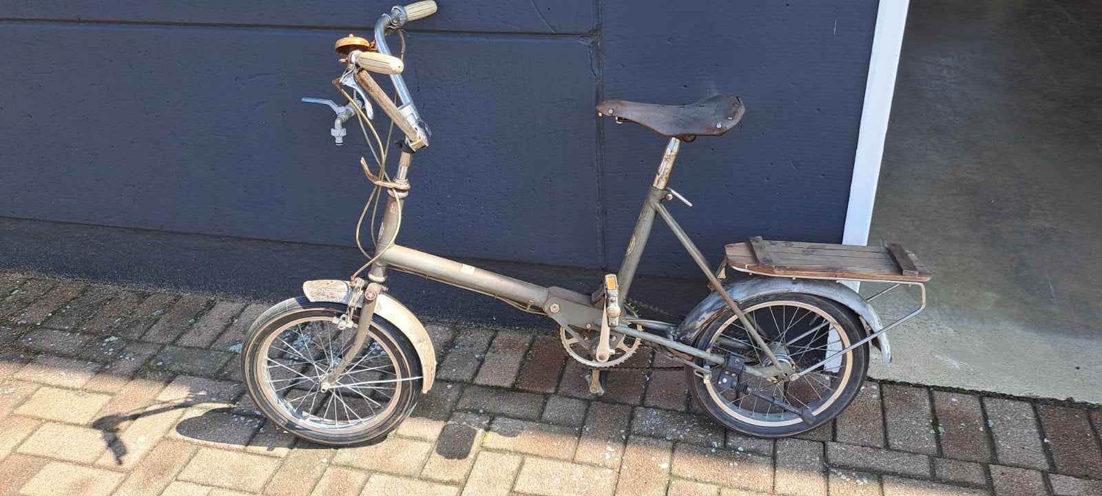 Vintage plooifiets raleigh, Fietsen en Brommers, Fietsen | Vouwfietsen, Ophalen, Gebruikt, Minder dan 14 inch, Versnellingen