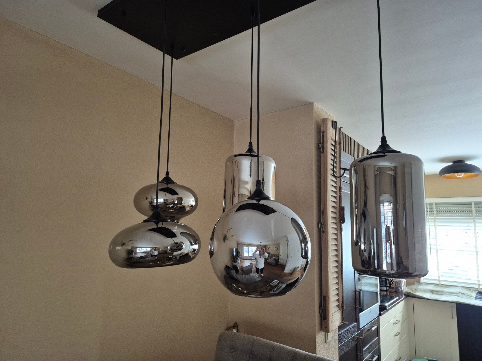 2 x lampen, Huis en Inrichting, Lampen | Hanglampen, Ophalen of Verzenden, Zo goed als nieuw, Minder dan 50 cm