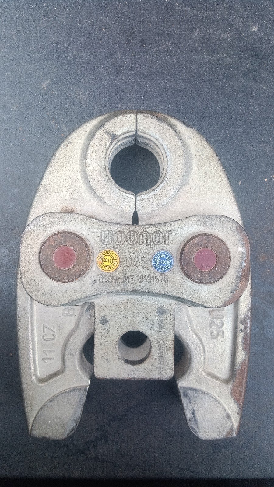 Uponor U25 persbek voor leidingsystemen, Ophalen of Verzenden, Gebruikt