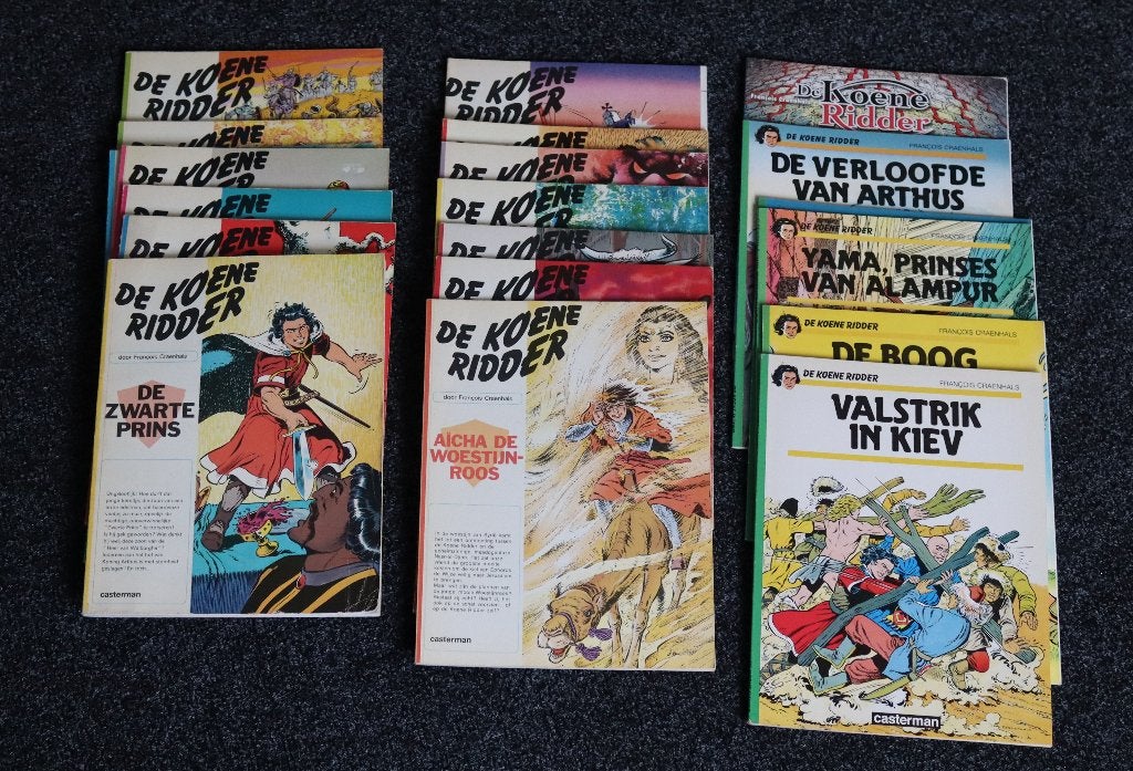 De Koene Ridder,  20 stuks stripboeken., Gelezen, Complete serie of reeks, Ophalen of Verzenden, François Creanhals