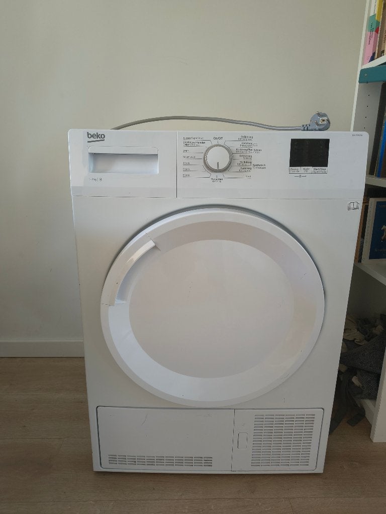 Goede condensdroger Beko, Witgoed en Apparatuur, Ophalen, 6 tot 8 kg, Zo goed als nieuw, Voorlader