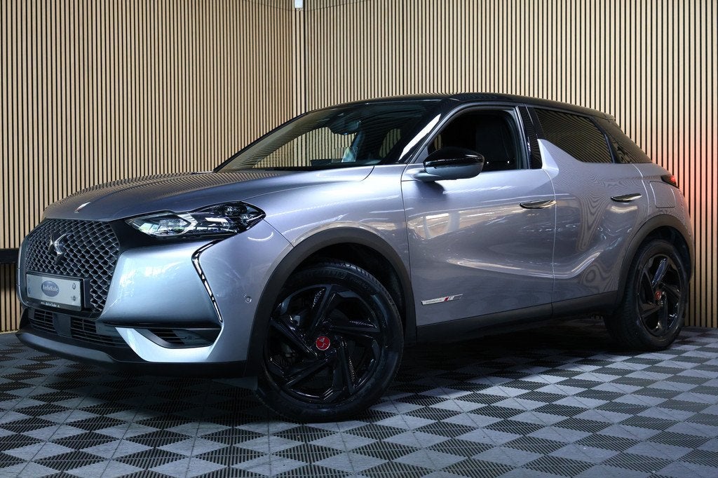 DS DS 3 Crossback E-Tense PERFORMANCE AVM VIRTUAL NAVI HEADU, Auto's, DS, 136 pk, Gebruikt, Zwart, Leder en Stof