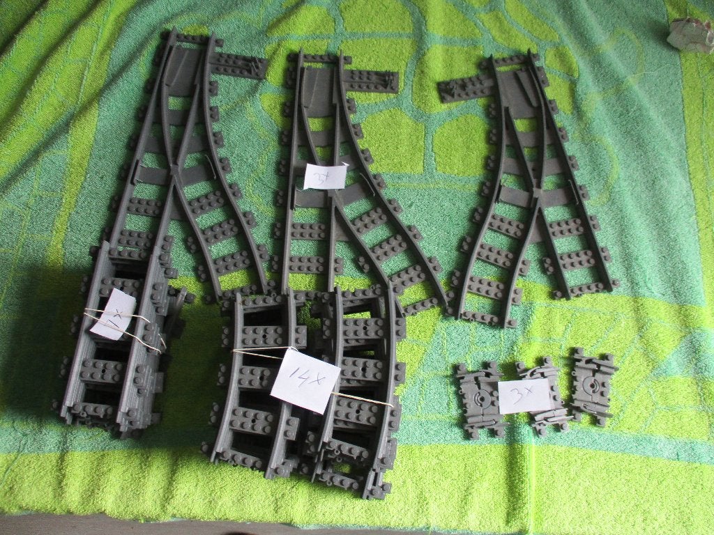 te koop lego rails zie foto s, Ophalen of Verzenden, Gebruikt, Complete set, Lego