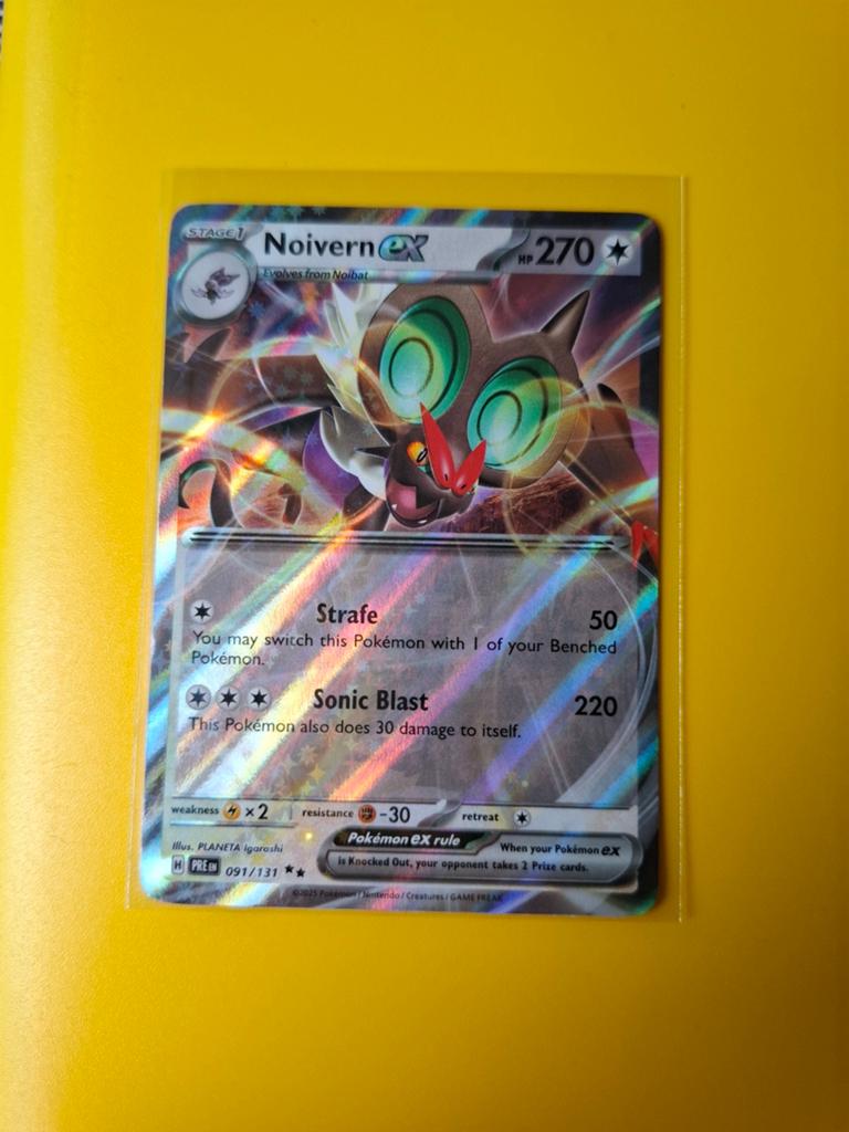 Noivern, Pokemon, 91/131, Verzenden, Zo goed als nieuw, Losse kaart, Foil