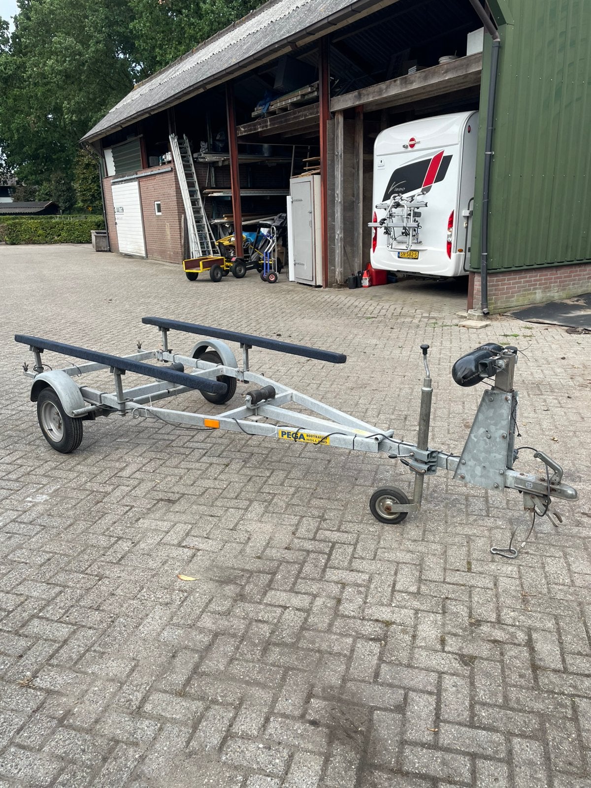 Pega trailer, Watersport en Boten, Ophalen, Zo goed als nieuw