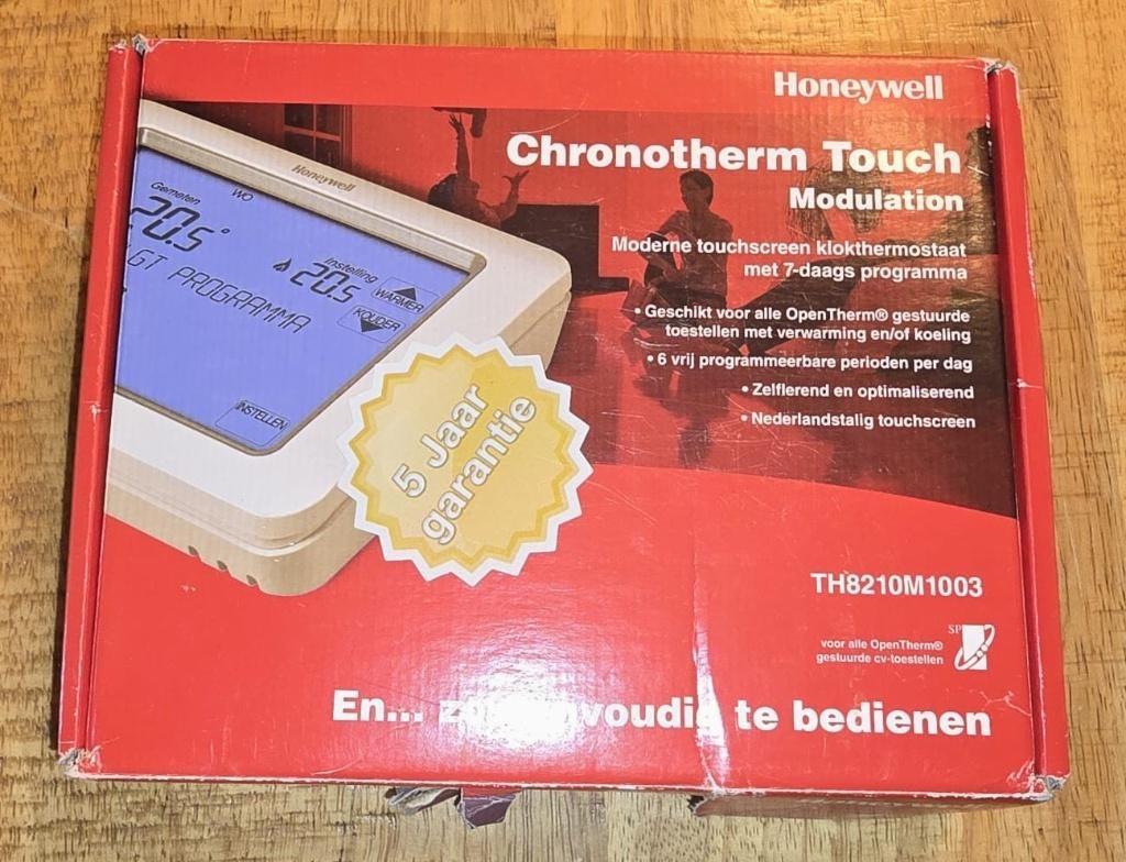 Honeywell Chronotherm Touch Modulation (TH8210M1003) NIEUW, Doe-het-zelf en Verbouw, Thermostaten, Ophalen of Verzenden, Zo goed als nieuw
