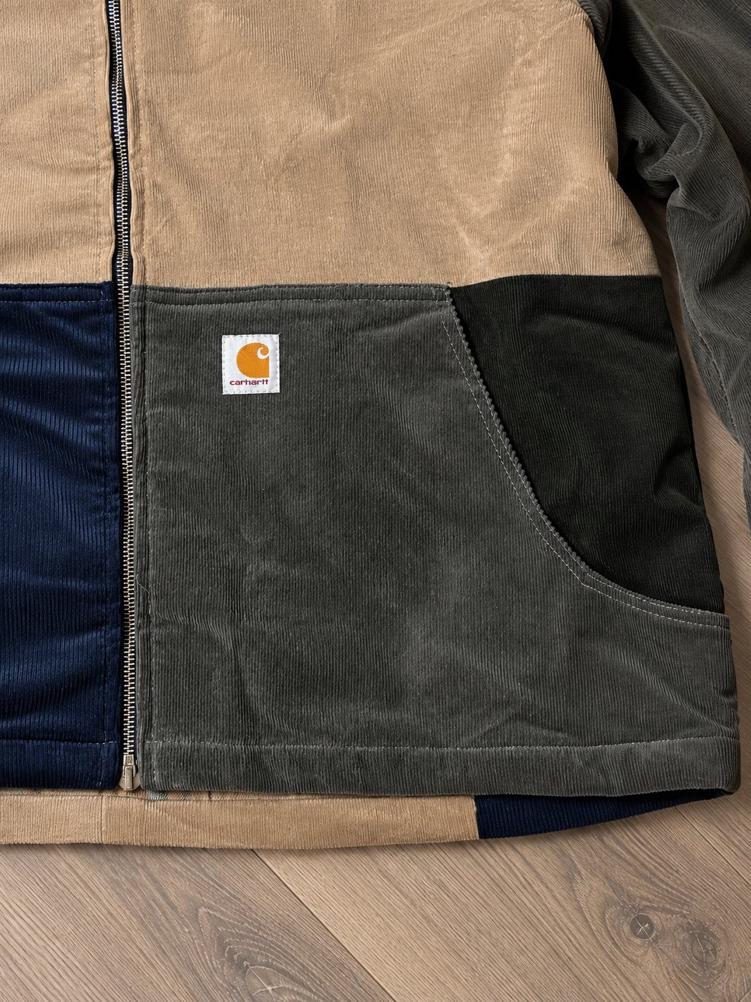 Carhartt Reworked Patchwork Corduroy Jas – XL – Vintage, Kleding | Heren, Ophalen of Verzenden, Zo goed als nieuw, Maat 56/58 (XL)