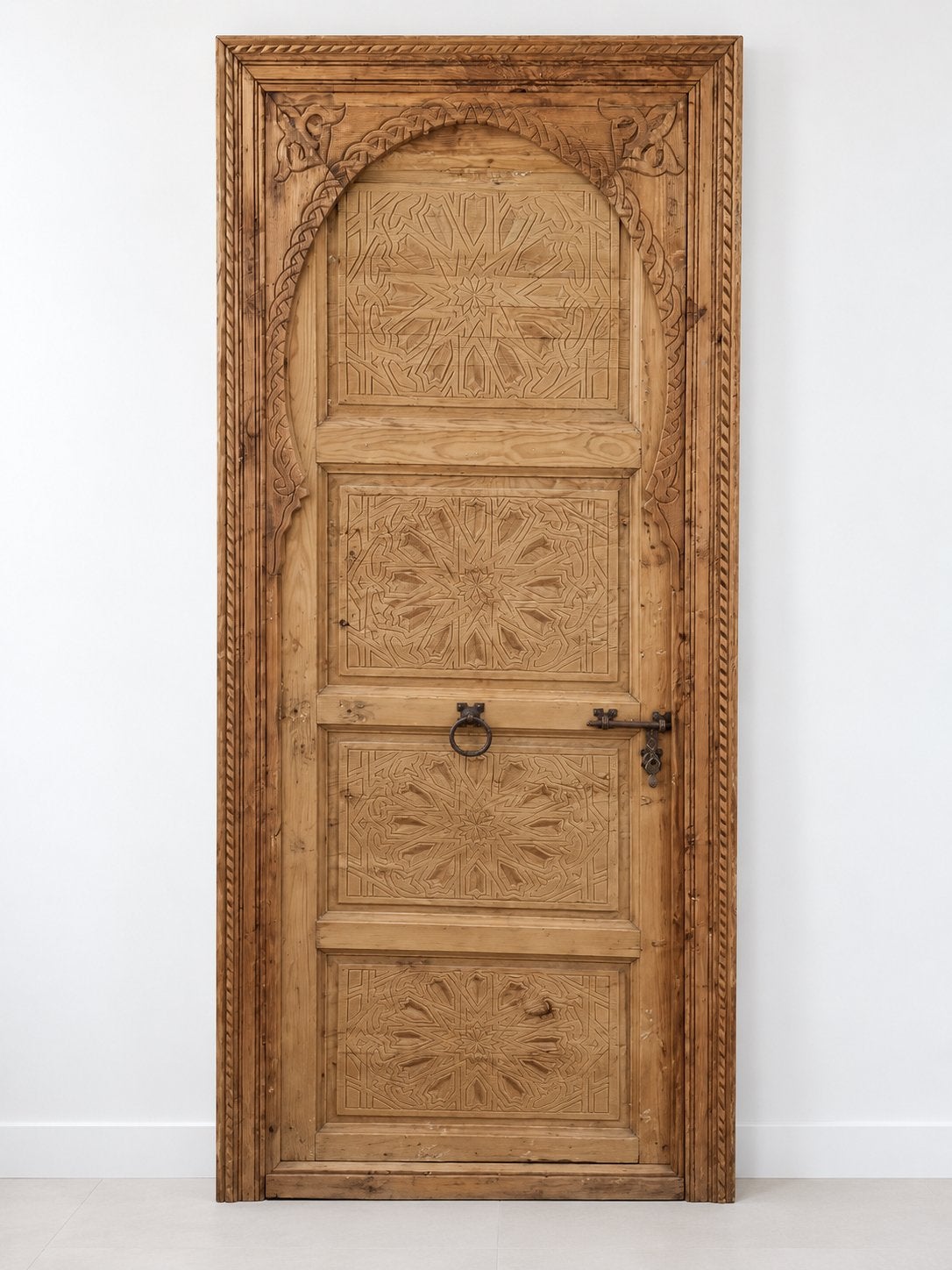 Prachtige handgesneden Marokkaanse deur 224x88 cm, Ophalen