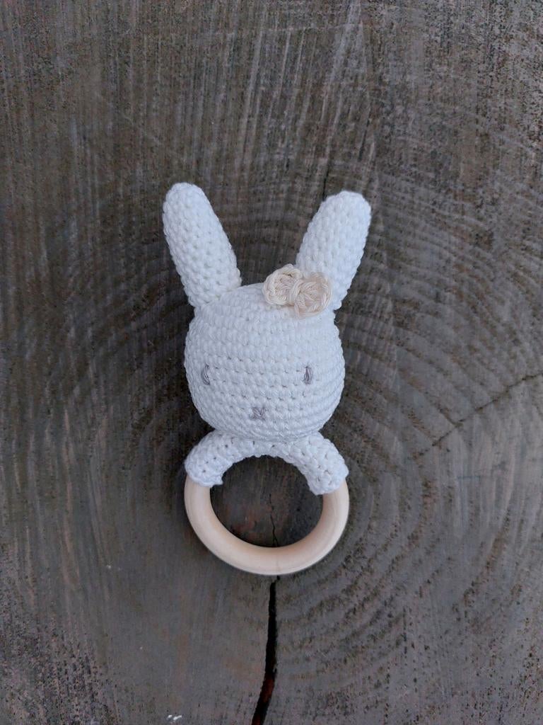 Bijtring nijntje wit., Kinderen en Baby's, Speelgoed | Babyspeelgoed, Nieuw, Overige typen, Ophalen of Verzenden