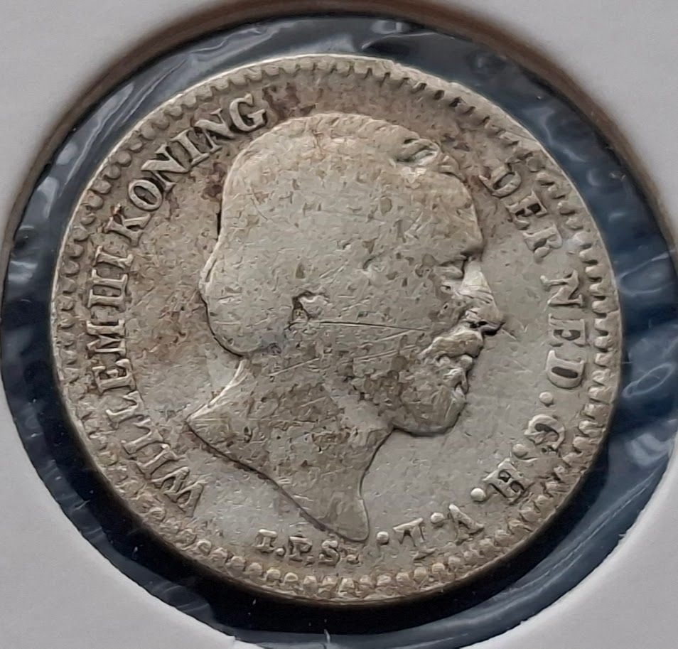 * Nederland 10 cent 1876 - Willem III, Ophalen of Verzenden, Koning Willem III, 10 cent, Zilver