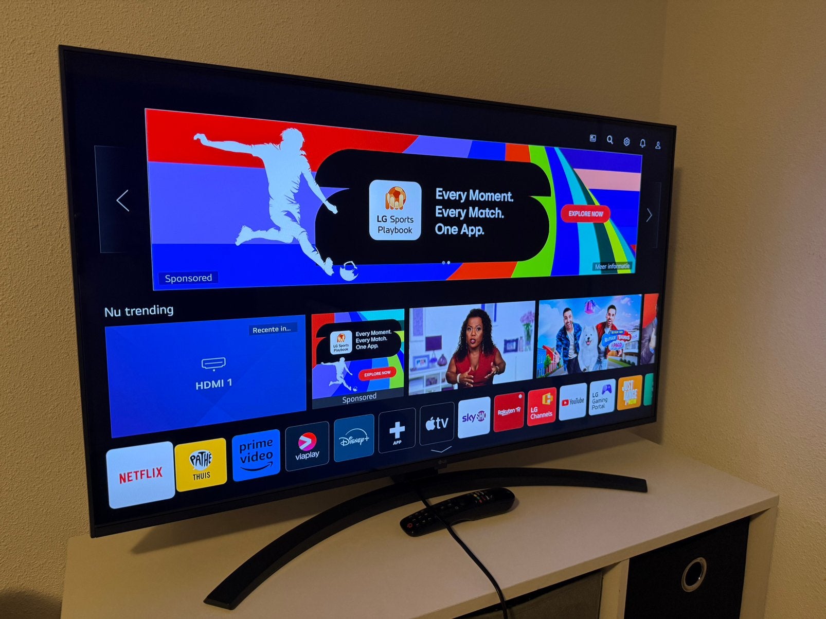 LG 4K Smart TV - 43 inch (2021), Ophalen, LED, 50 Hz, Zo goed als nieuw