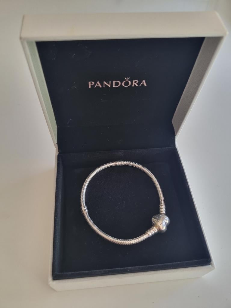 Pandora Hartsluiting Armband 17cm, Ophalen of Verzenden, Nieuw, Zilver, Zilver