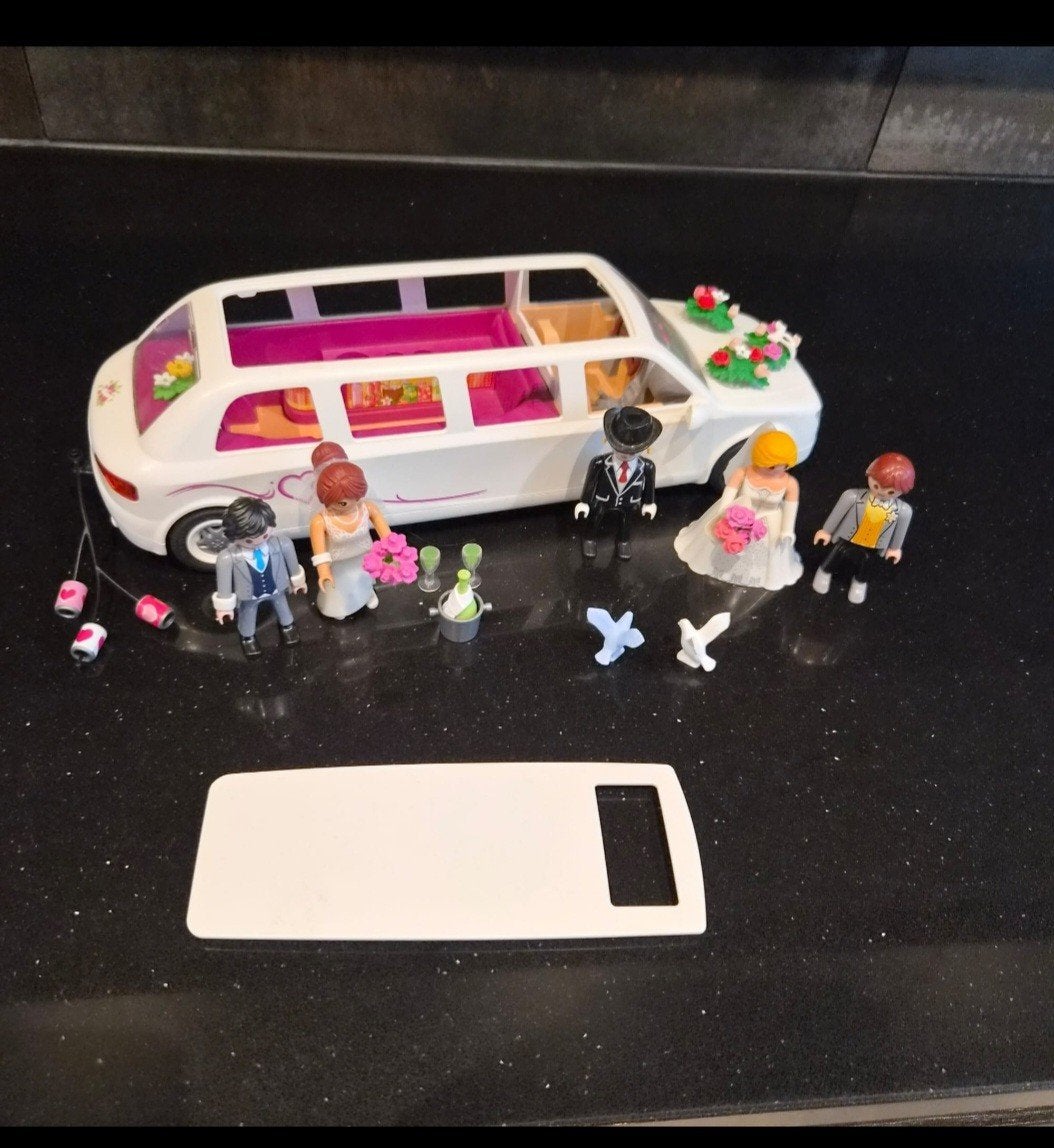 PLAYMOBIL Bruiloft Limousine met Bruidsparen, Ophalen of Verzenden, Zo goed als nieuw, Jongen of Meisje