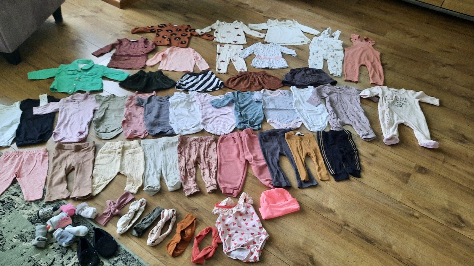 Meisjes kledingpakket maat 56-62, Ophalen of Verzenden, Gebruikt, Maat 56
