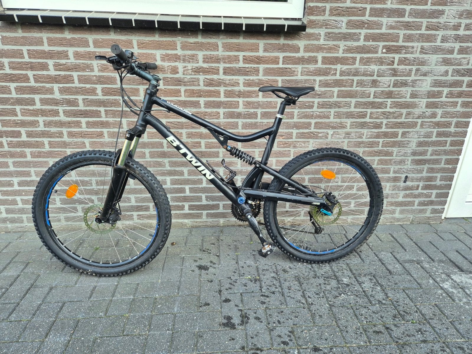 B'Twin Rockrider Mountainbike 500S, Fietsen en Brommers, Fietsen | Mountainbikes en ATB, Gebruikt, 49 tot 53 cm, Schijfrem, Ophalen