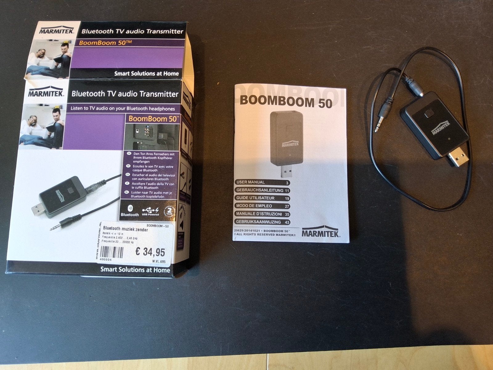 Boomboom 50 Bluetooth adapter, Ophalen of Verzenden, Zo goed als nieuw