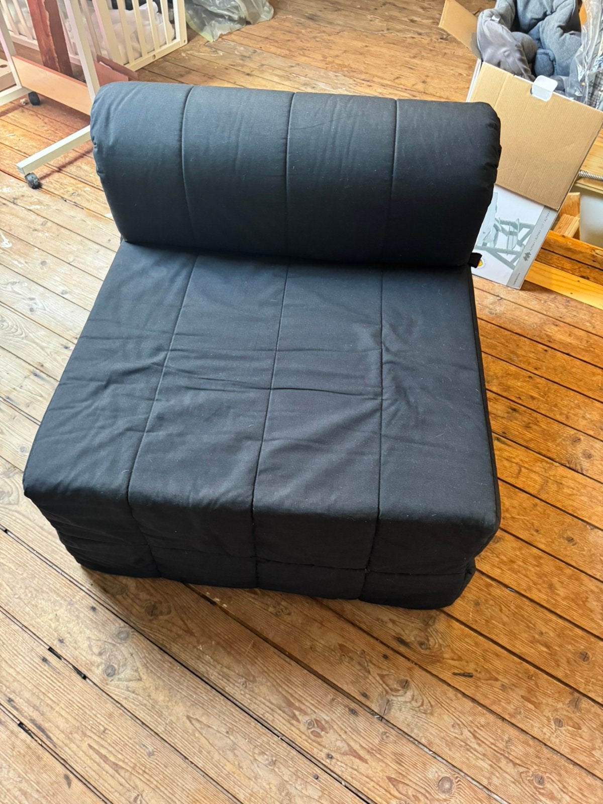 Zitbank / logeerbeerbed, Ophalen, Gebruikt, 90 cm, Eenpersoons