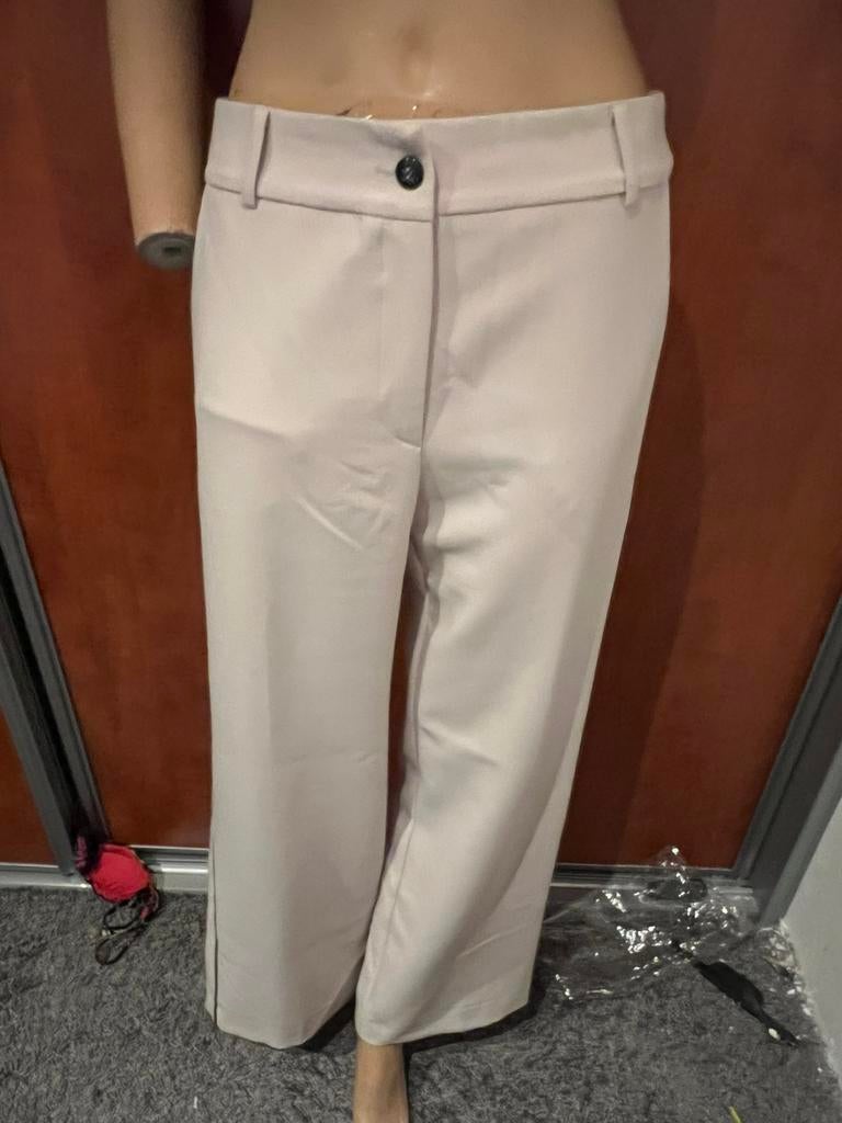 ESCADA broek met steekzakken maat m origineel zgan, Maat 38/40 (M), F, Beige, T