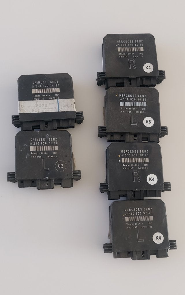 Deur module Mercedes E-Klasse W210, Niet ingevuld, Mercedes-Benz, Niet ingevuld, Ophalen of Verzenden