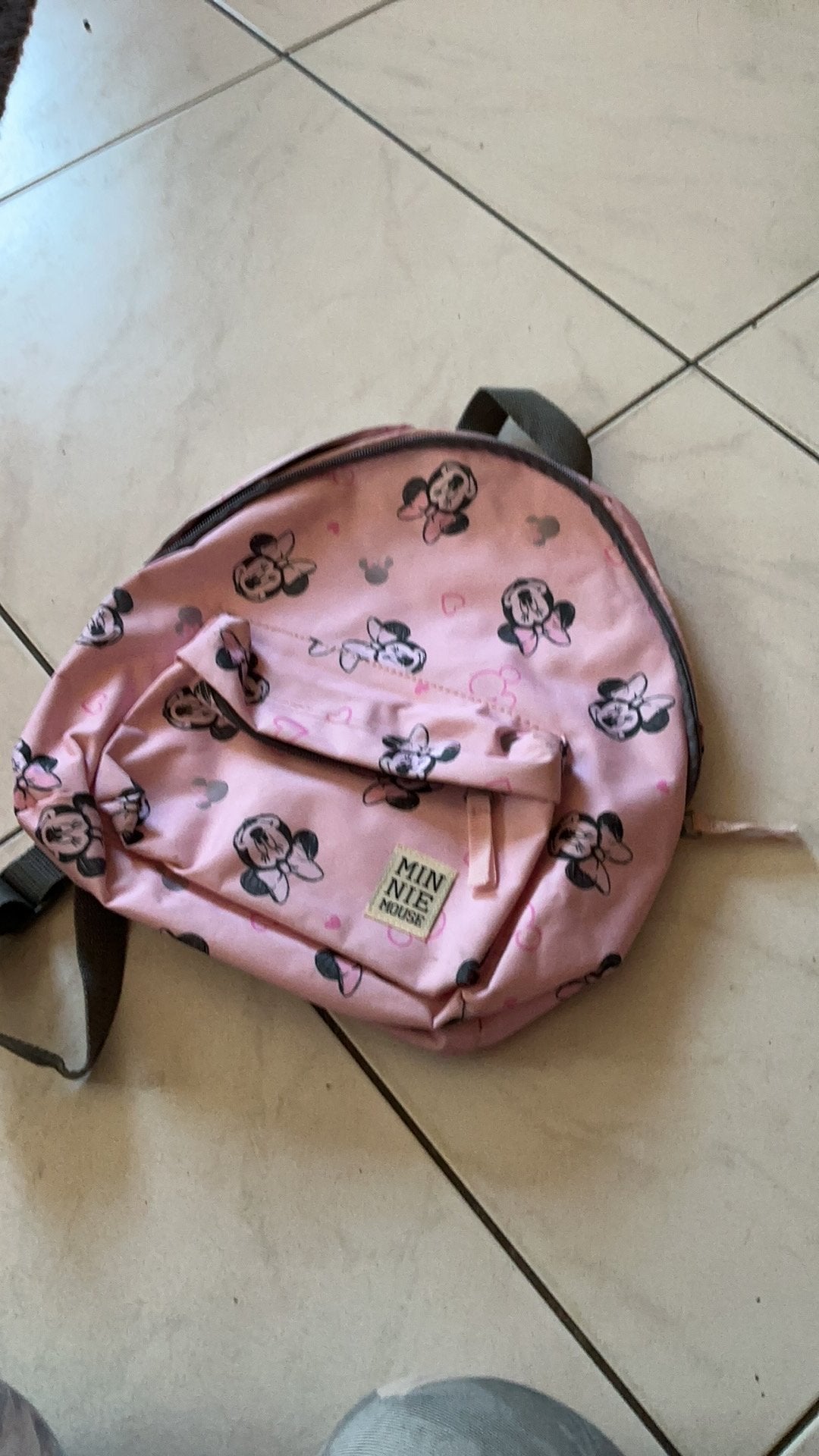 Minnie mouse tas voor 075, Ophalen of Verzenden, Zo goed als nieuw, Zwart, Schoudertasje