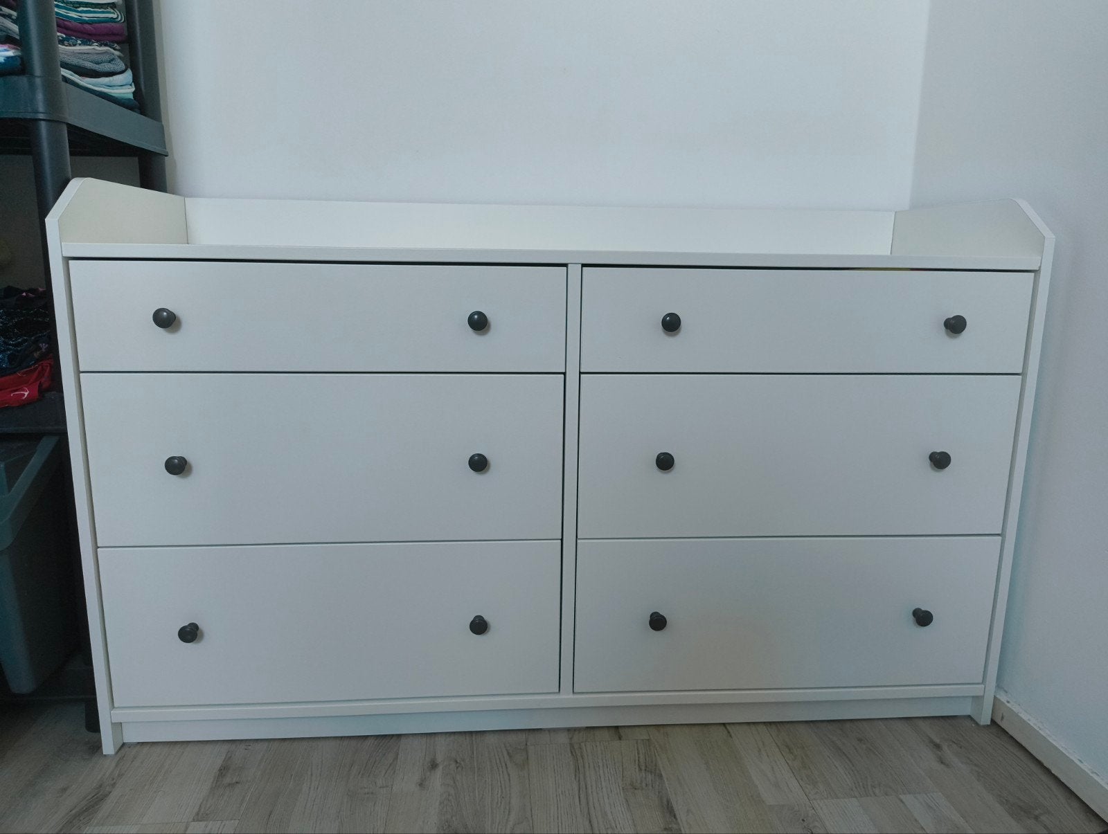 IKEA HAUGA Chest of 6 Drawers, Ophalen, 50 tot 100 cm, Zo goed als nieuw, Minder dan 100 cm