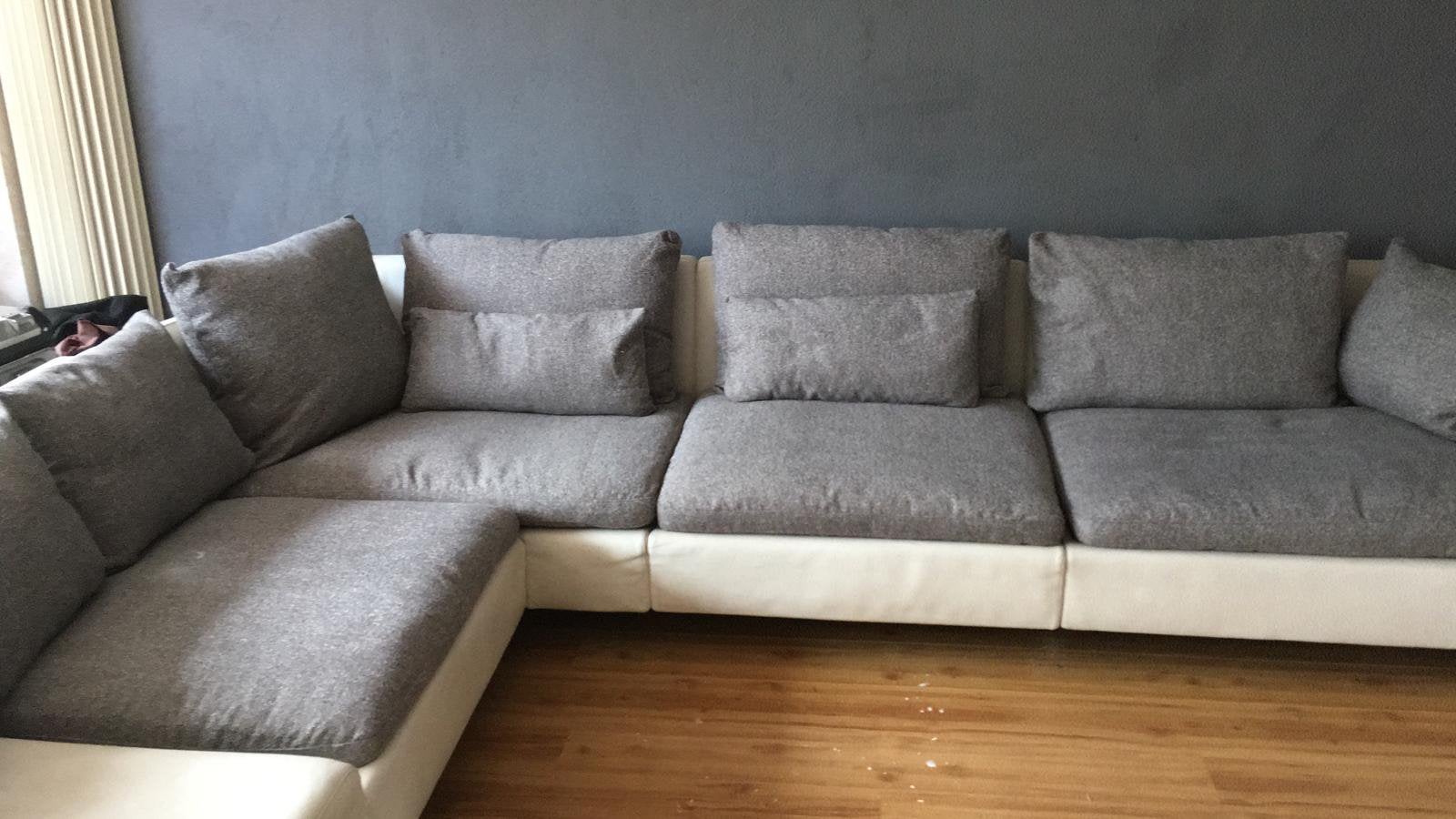 Natuzzi bank leer, Ophalen, Gebruikt, Leer
