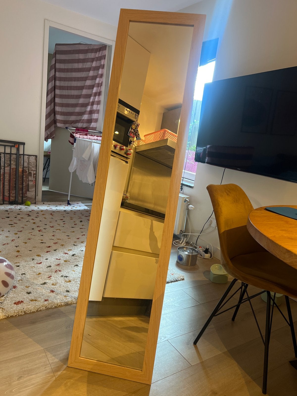 Full-lenght mirror, Huis en Inrichting, Ophalen, Minder dan 50 cm, Zo goed als nieuw, 150 tot 200 cm