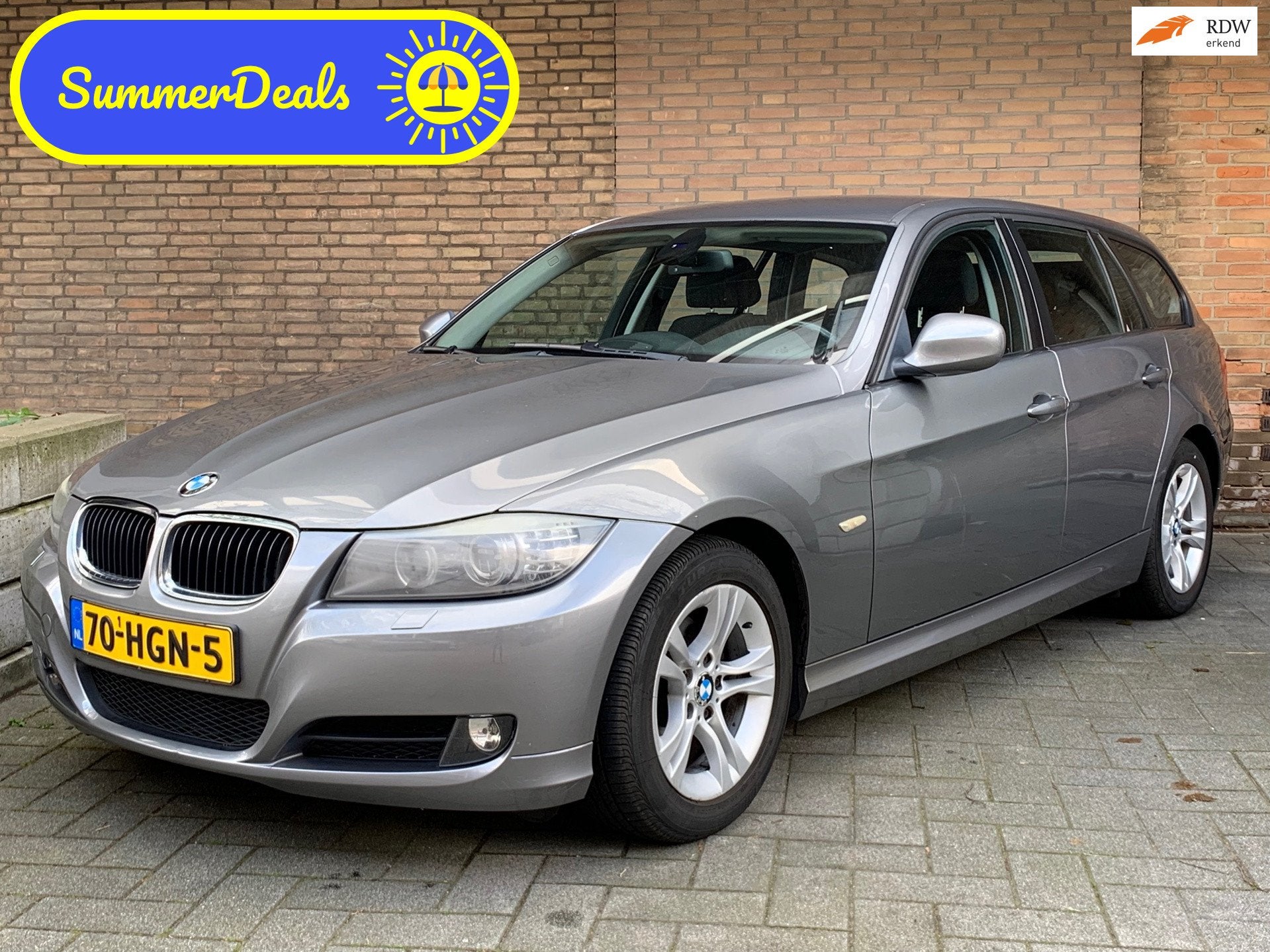 BMW 3-serie Touring 318i Business Line|Automaat|Navigatie|Cl, Automaat, Zwart, Automatische klimaatregeling, 1435 kg