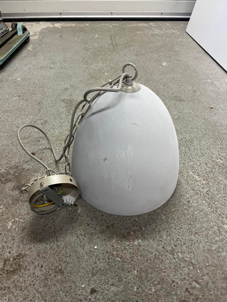 Industriële Plafond Hanglamp - Gamma Liam, Ophalen of Verzenden, Gebruikt, Metaal, Minder dan 50 cm