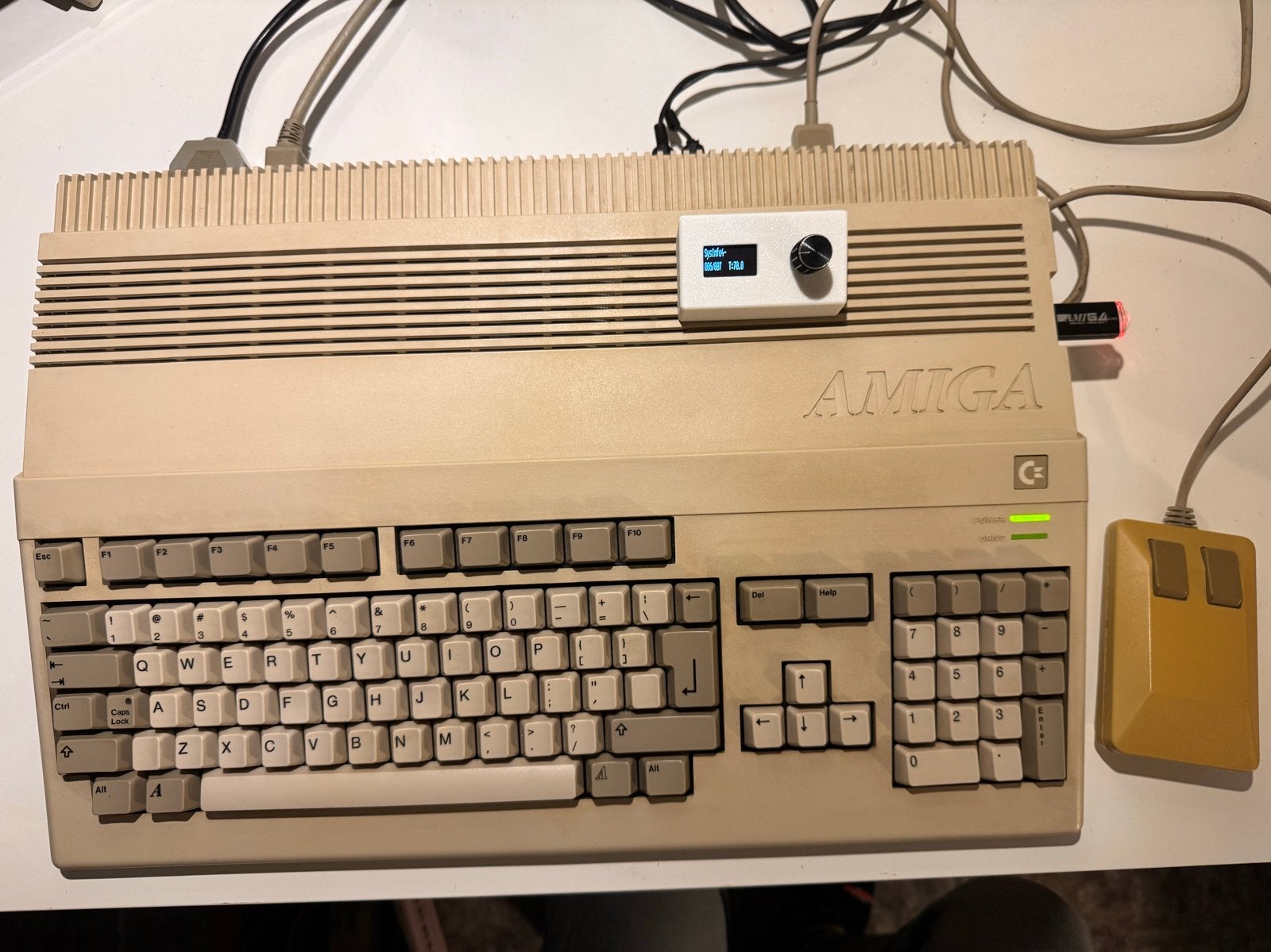 Mooie Amiga 500 Rev 6a met A501 en Gotek, Computers en Software, Vintage Computers, Ophalen