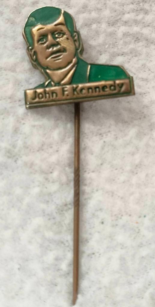 Speldje John F. Kennedy, Ophalen of Verzenden, Zo goed als nieuw, Overige onderwerpen, Speldje of Pin