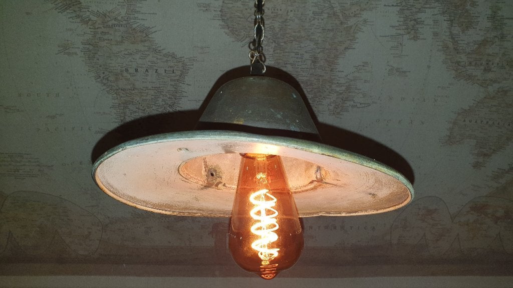 Prachtige klein Industrie lampje., Ophalen of Verzenden