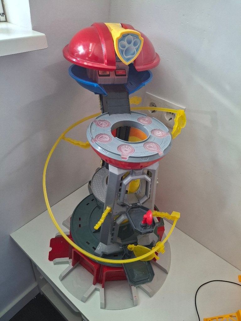 Paw patrol mega uitkijk toren, Ophalen, Zo goed als nieuw