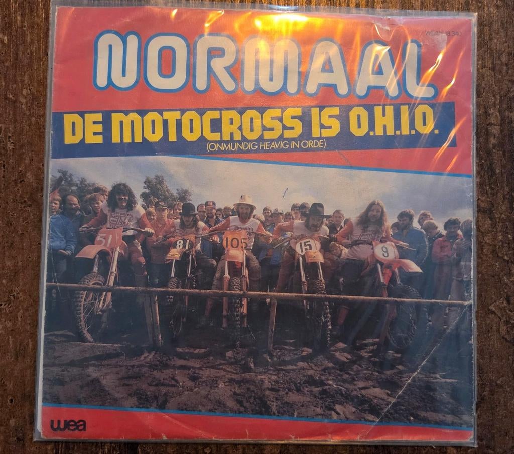 Normaal - De Motocross Is O.H.I.O. (Vinyl Single), Ophalen of Verzenden, Gebruikt, Streekmuziek