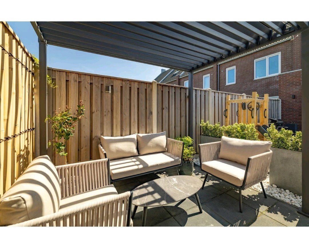 loungeset wakefield beige, Tuin en Terras, Ophalen, Zo goed als nieuw, Wicker, Bank