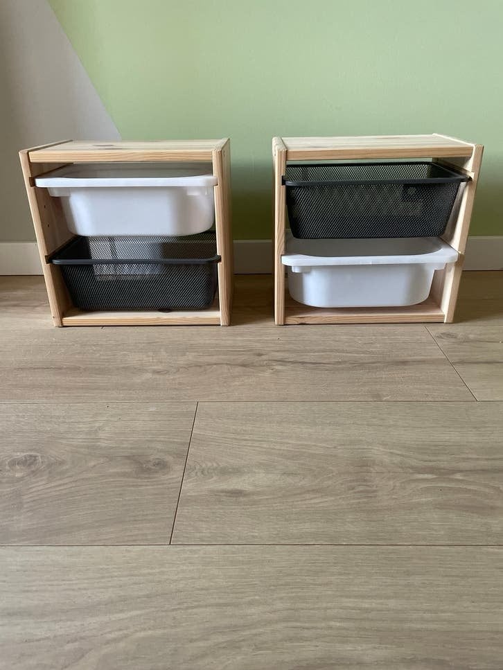 IKEA Trofast Opbergkastjes met Bakken - Set van 2, Ophalen, Zo goed als nieuw, Kast