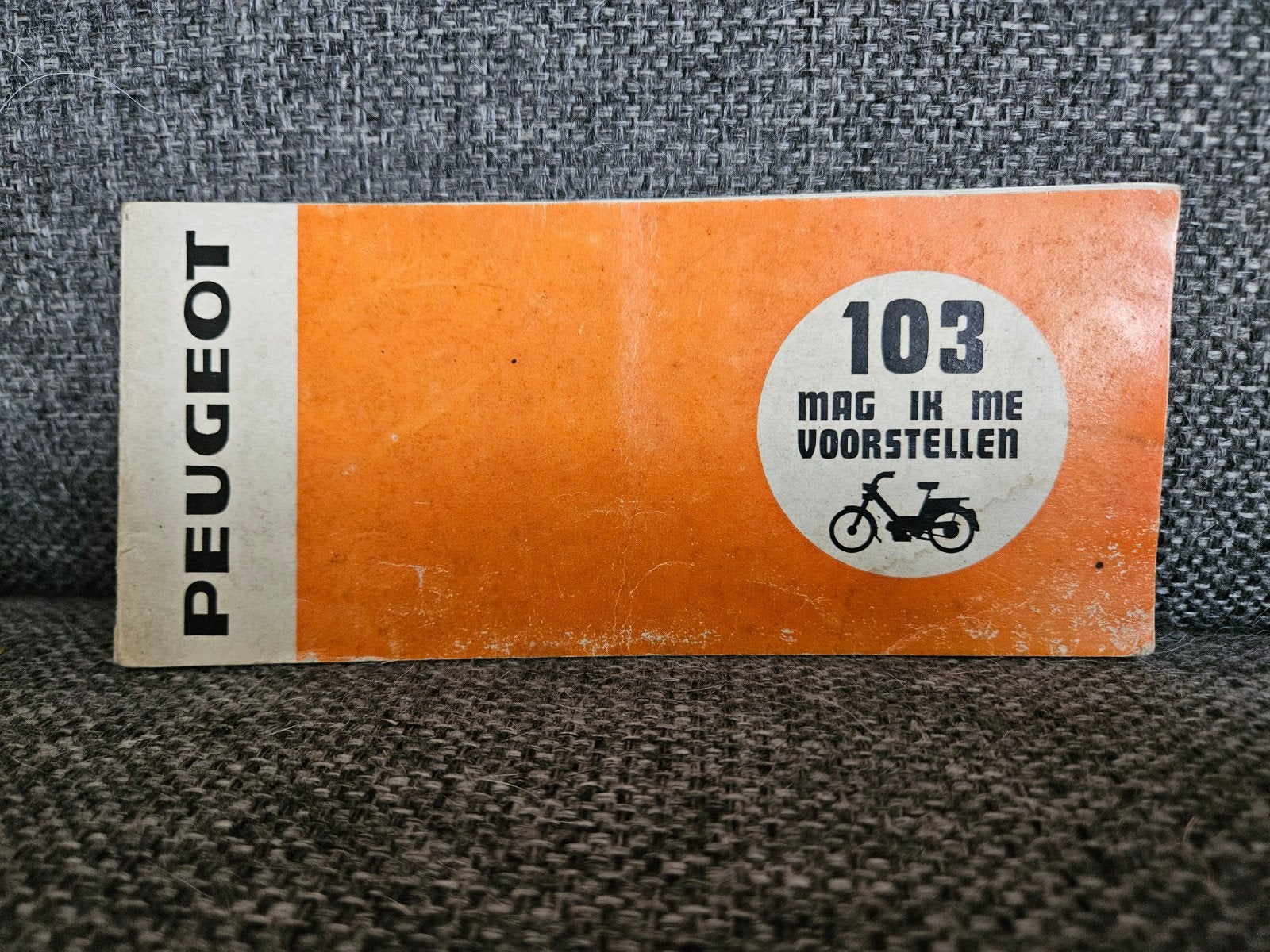 Handleiding Peugeot 103 Bromfiets (oktober 1971), Fietsen en Brommers, Handleidingen en Instructieboekjes, Verzenden, Gebruikt