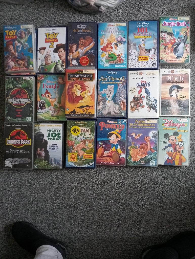 Videobanden, Cd's en Dvd's, VHS | Kinderen en Jeugd, Gebruikt, Alle leeftijden, Overige typen, Ophalen of Verzenden