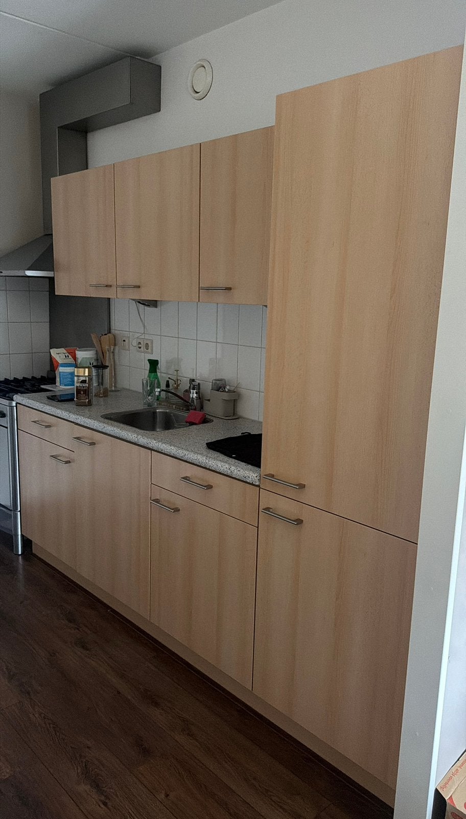 Keller keuken kleur beuken, Ophalen, Zo goed als nieuw