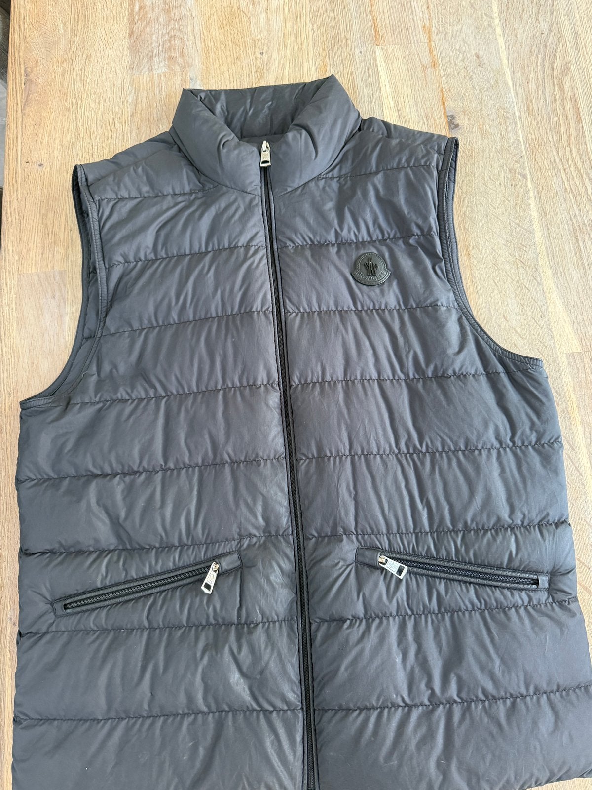 Moncler Bodywarmer Zwart - Maat m, Ophalen of Verzenden, Zo goed als nieuw, Maat 48/50 (M), Zwart