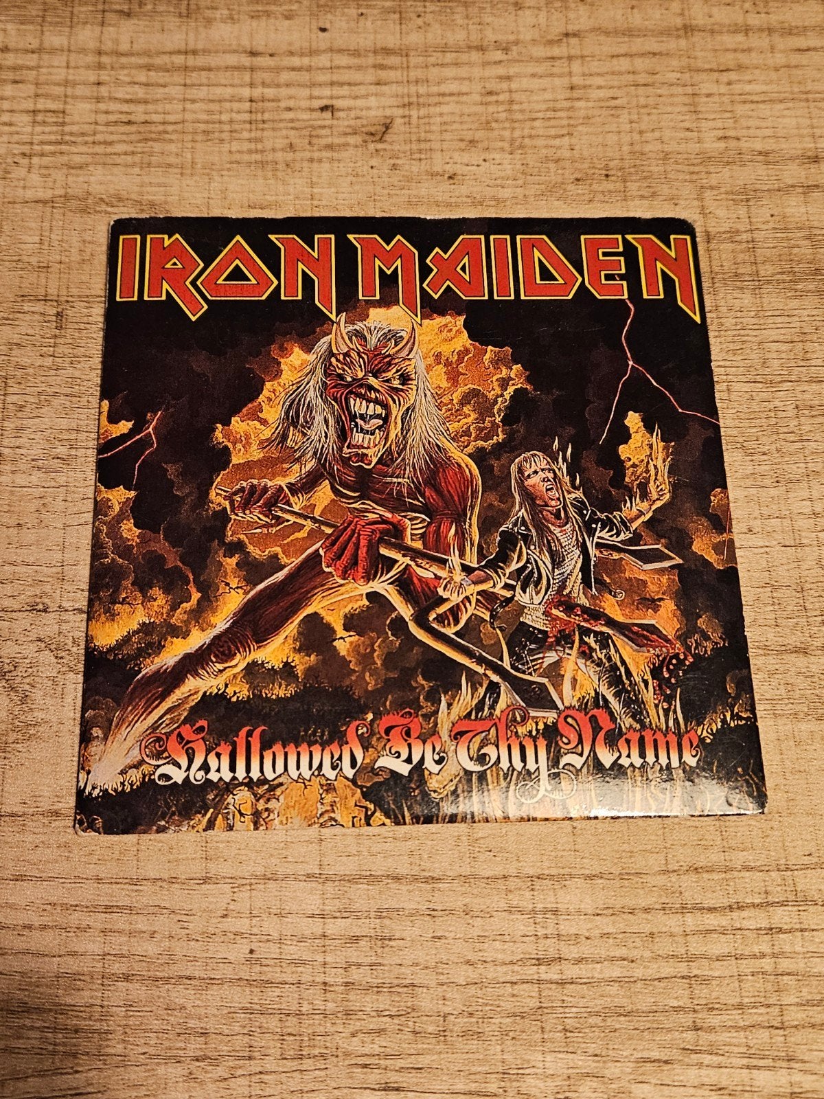 Iron Maiden - Hallowed Be Thy Name, NL versie CD Single, Cd's en Dvd's, Hardrock, Ophalen of Verzenden, Zo goed als nieuw, Single