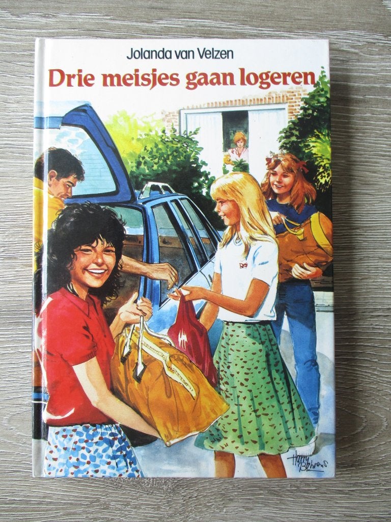 Drie meisjes gaan logeren - Jolanda van Velzen, Boeken, Kinderboeken | Jeugd | onder 10 jaar, Ophalen of Verzenden, Gelezen, Fictie algemeen