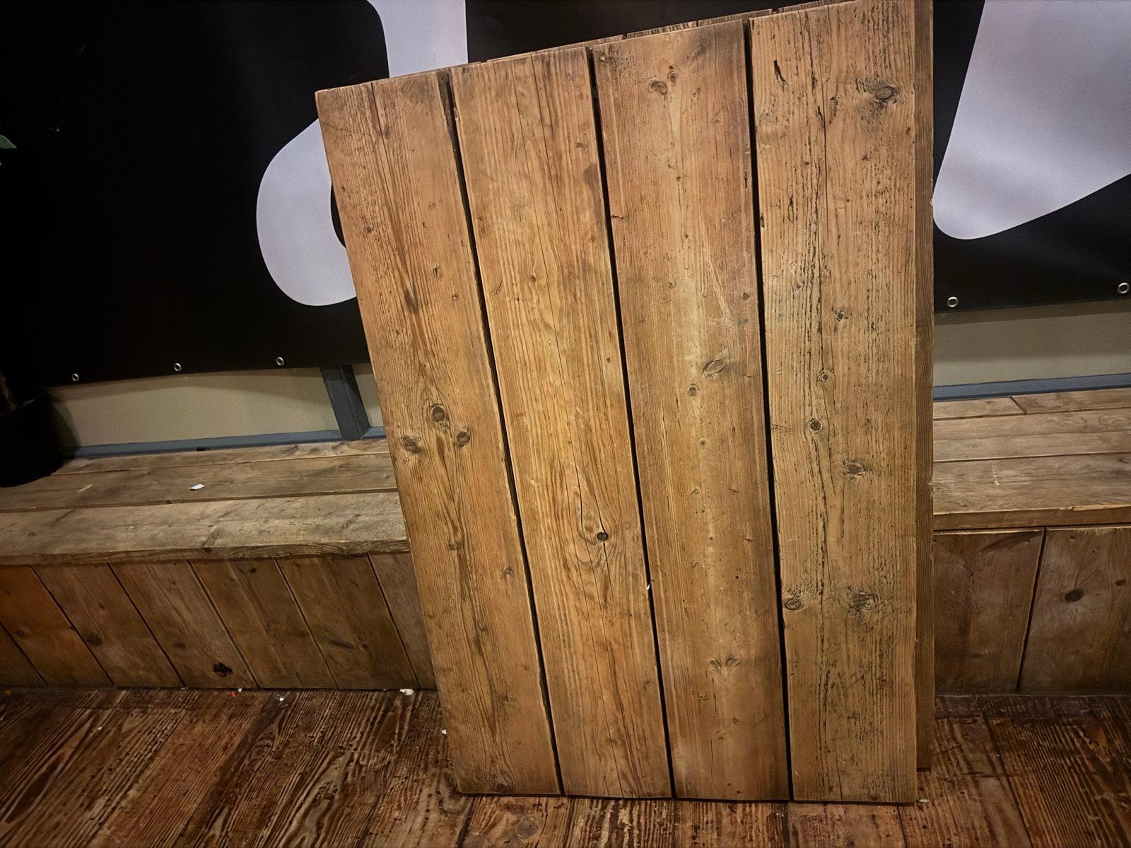 Steigerhout tafelblad 5x tafelbladen 120x80 cm, 7 cm dik, Huis en Inrichting, Gebruikt, 100 tot 150 cm, Rechthoekig, Overige houtsoorten