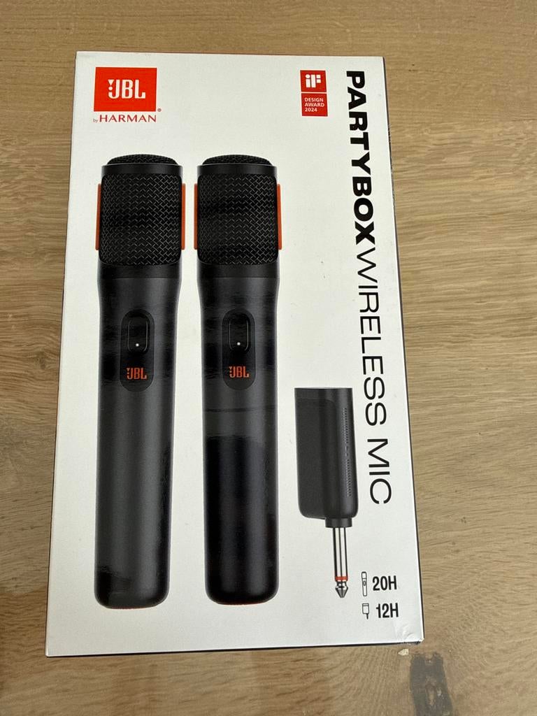 JBL PartyBox Draadloze Microfoons (Set van 2), Audio, Tv en Foto, Luidsprekers, Ophalen, Nieuw, JBL