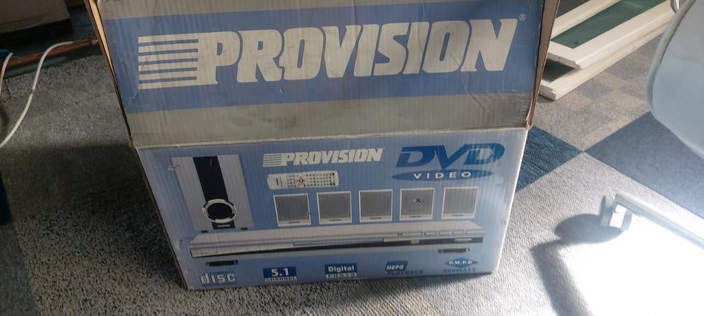 Provision DVD Home Theater Set HTX70PR 5.1 Surround, Audio, Tv en Foto, Home Cinema-sets, Nieuw, Dvd-speler, 5.1-systeem, 70 watt of meer